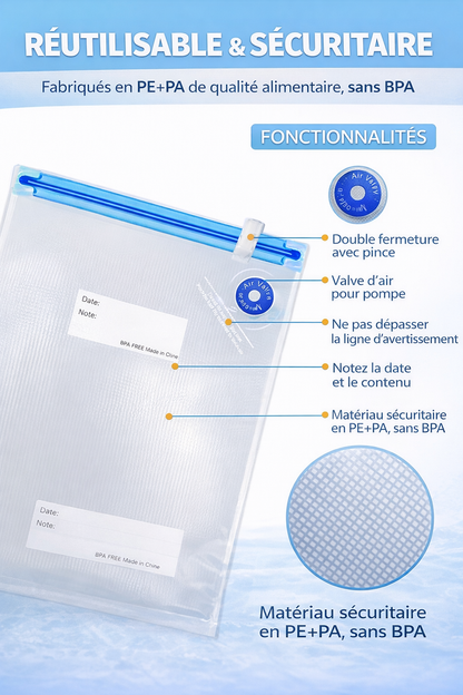 SAC SOUS VIDE RÉUTILISABLE